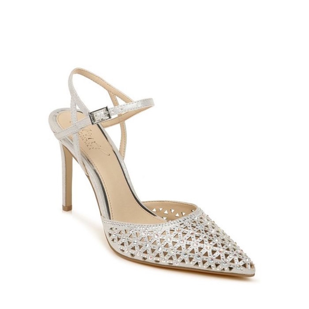 Gold Badgley Mischka Closed Toe Pumps- Fatima Pumps